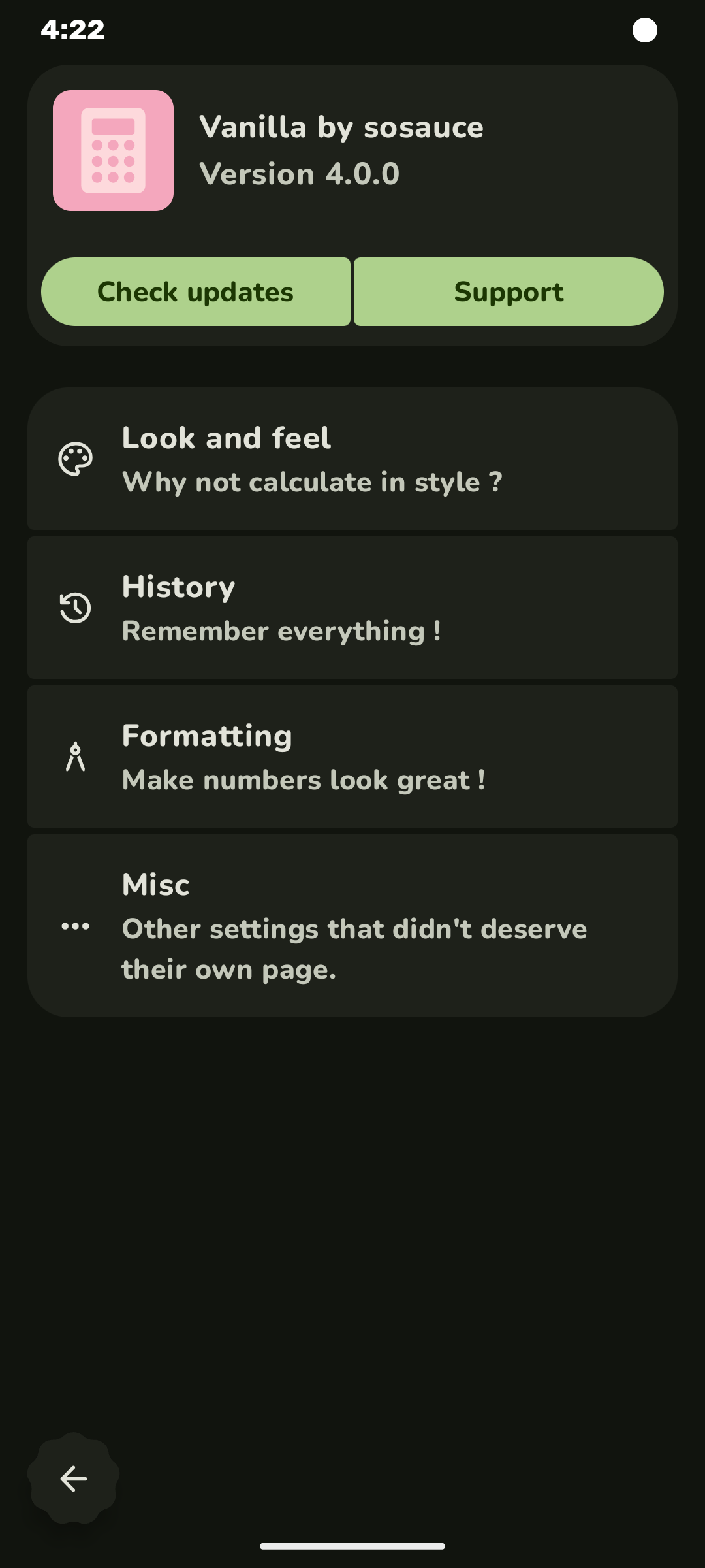 Screenshot 3 of Vanilla — opens full size
