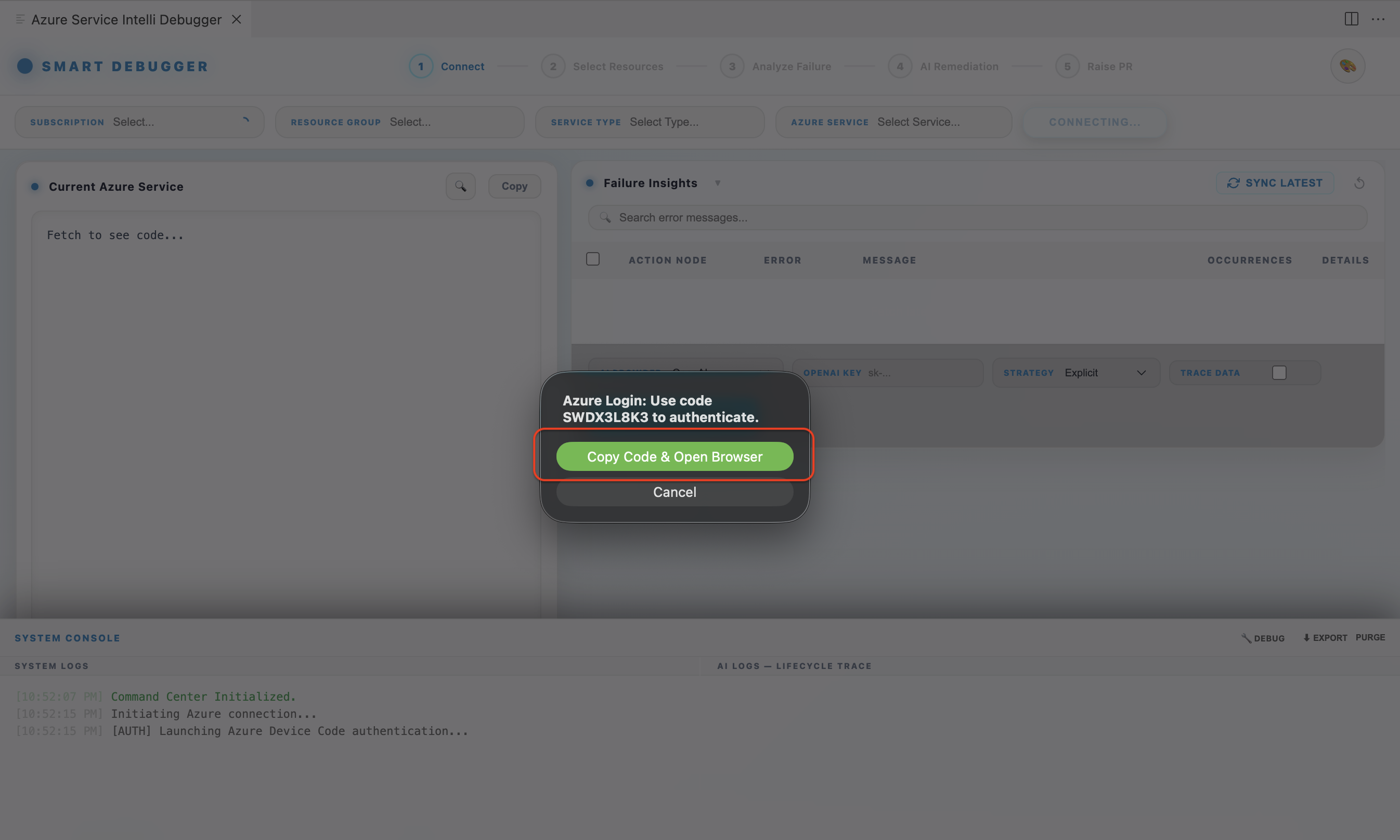 Azure Login