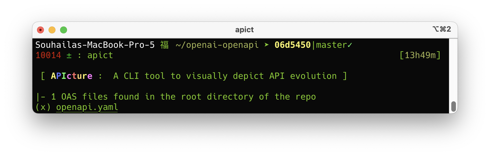 apict Command Line: Generating Visualizations