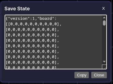 Save State screen