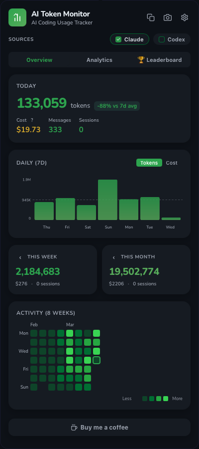 soulduse/ai-token-monitor cover