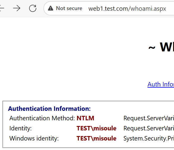 NTLM Authentication