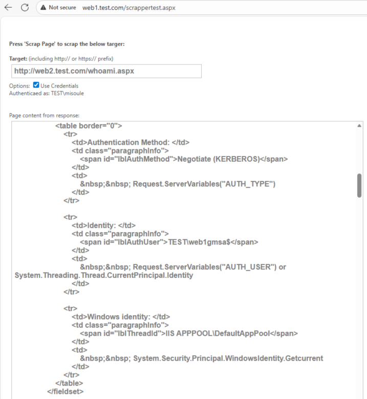 Web1 to Web2 as Web1gmsa