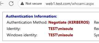 Current User for Windows Identity