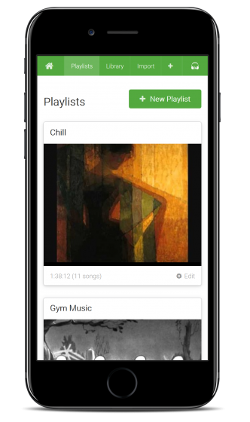 Screenshot - Playlists