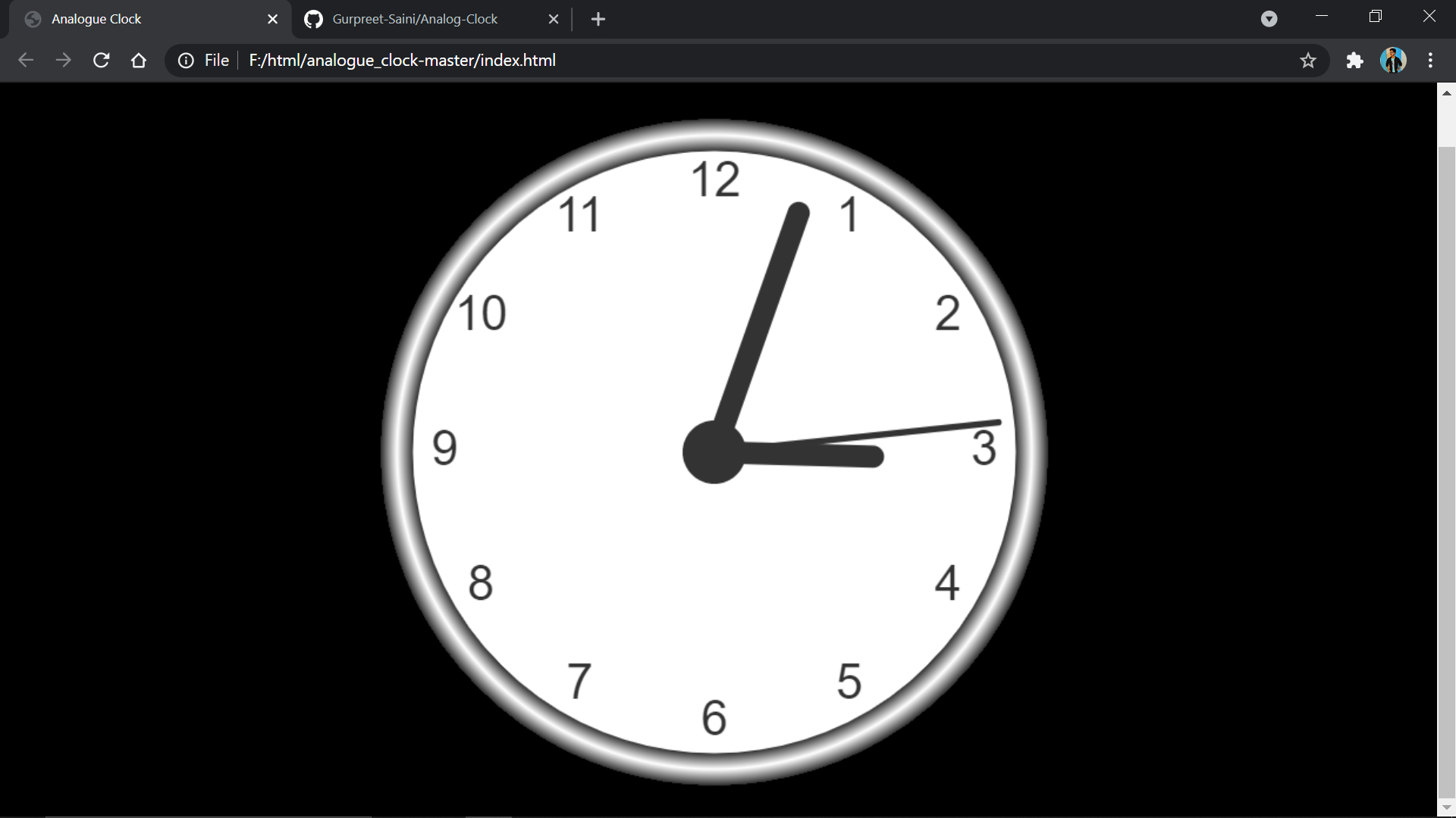 Analog-Clock, c: -0.4 + 0.6i