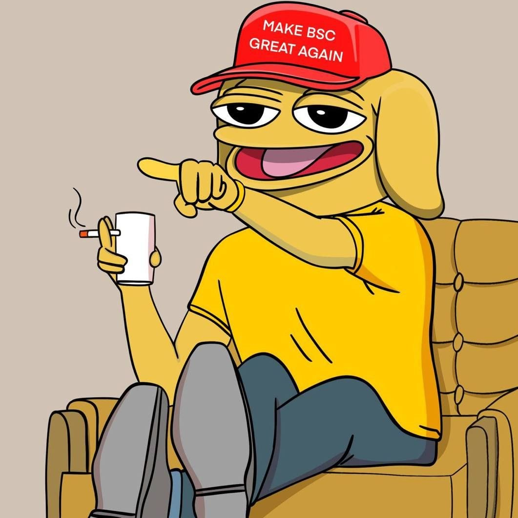 Yellow Andy mascot sitting in a chair