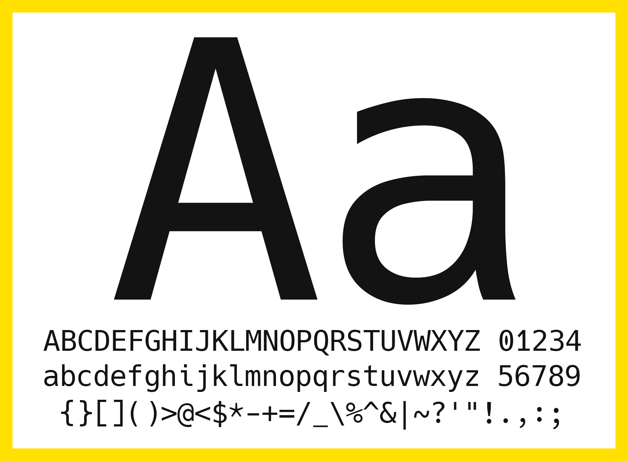 Hack — a typeface designed for source code