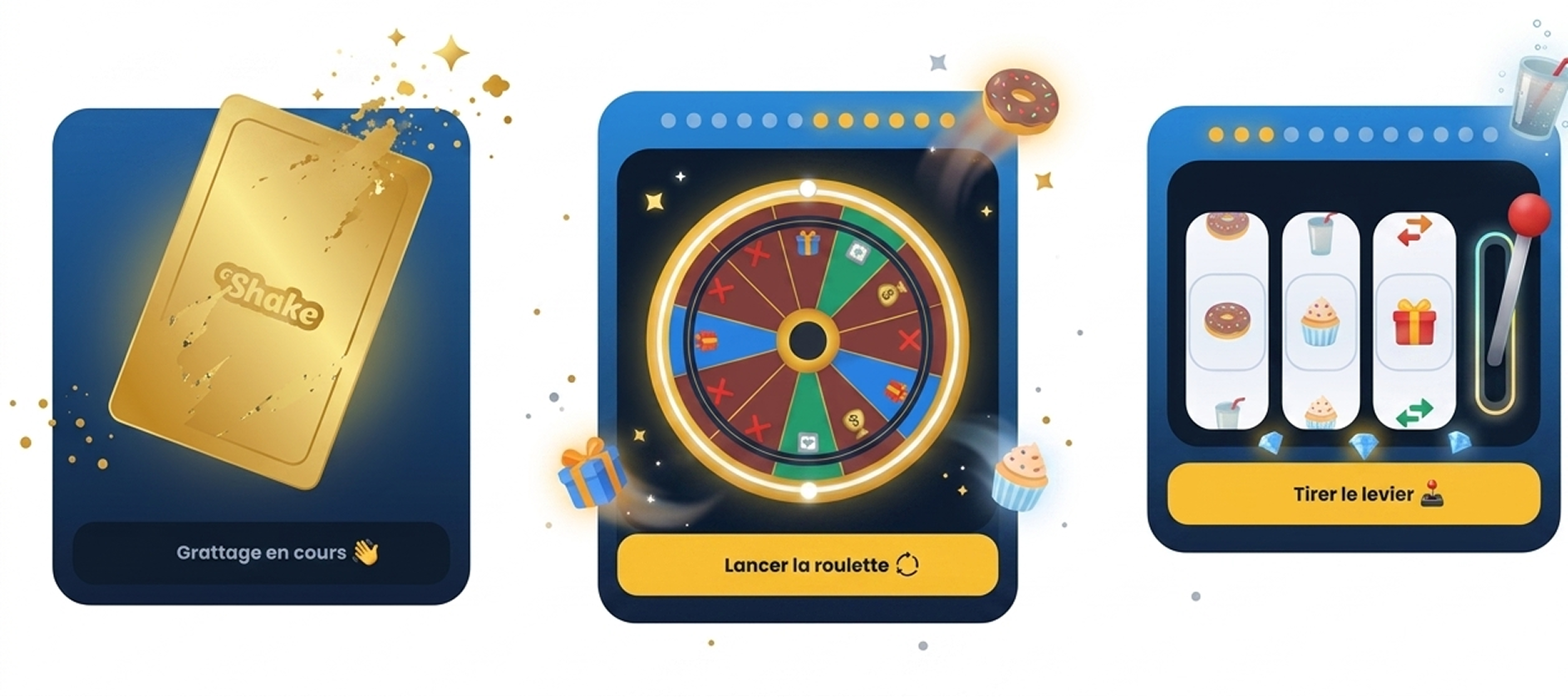 Aperçu des mini-jeux sourdi