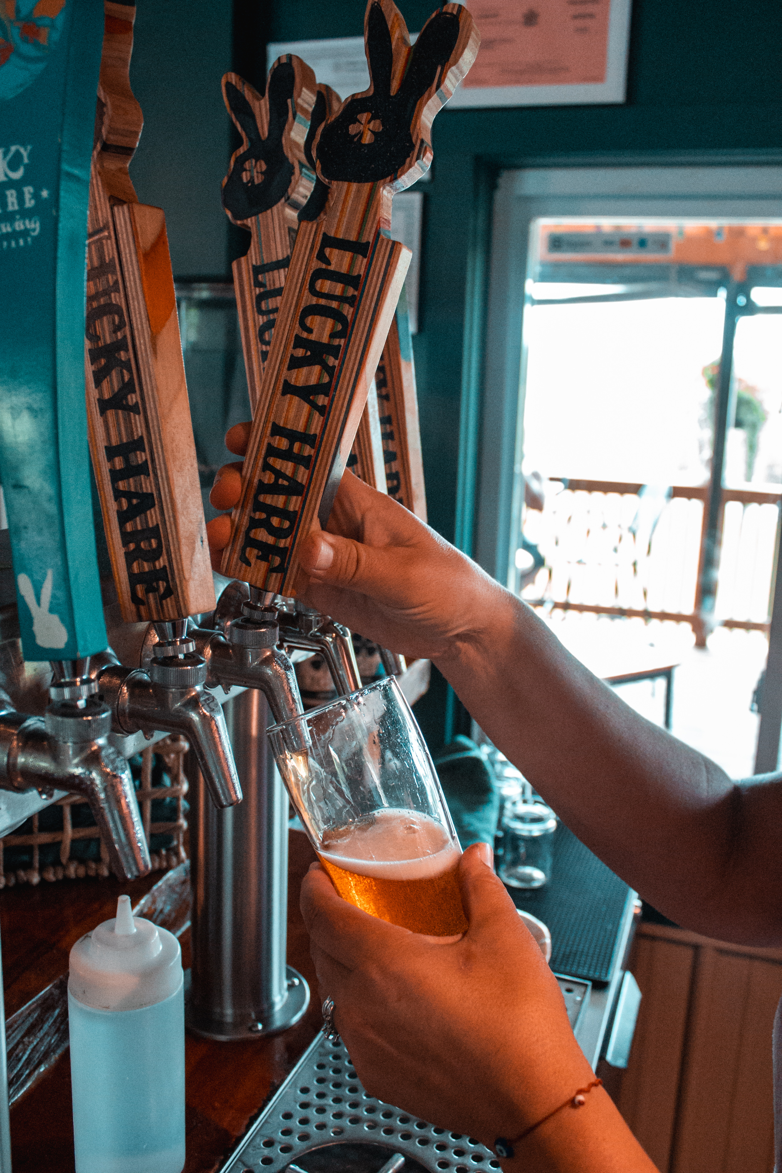 Lucky Hare tap handles
