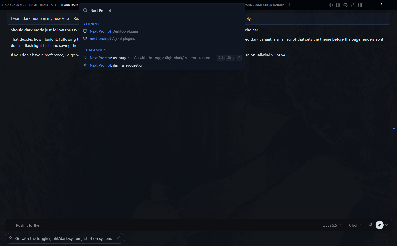 next-prompt · Plugin Catalog | Hermes Agent