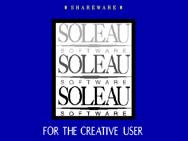 Soleau Software splash