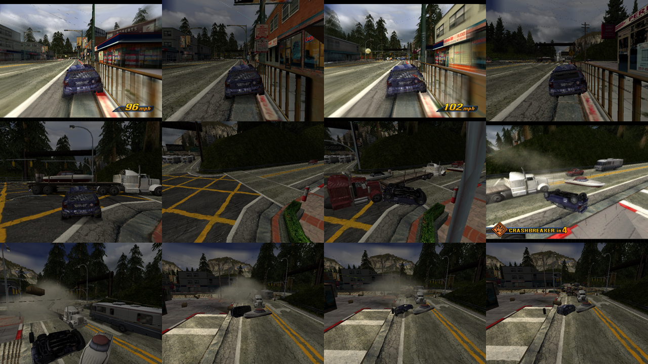 Crash mode pile-up