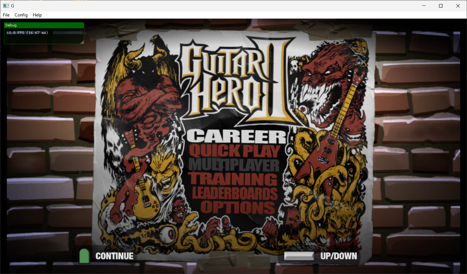 Main Menu