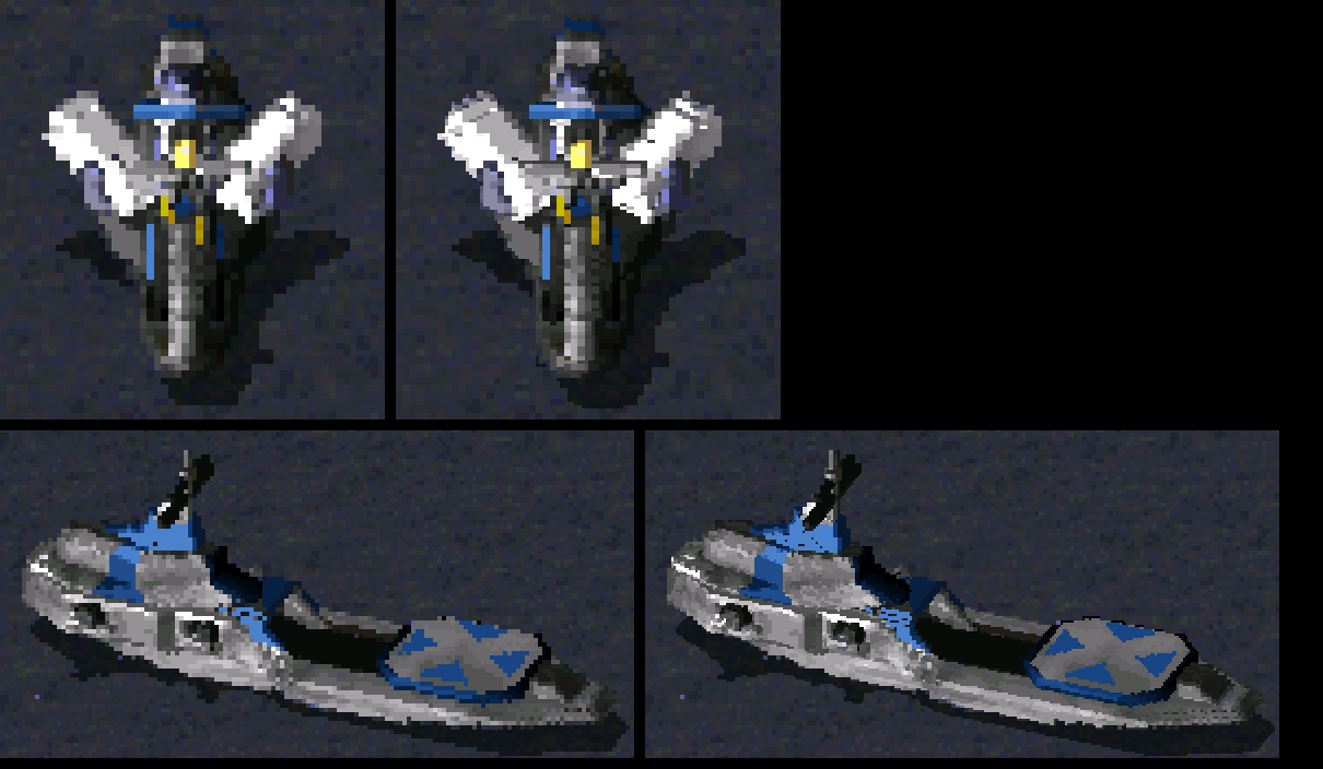 HD aircraft and ships