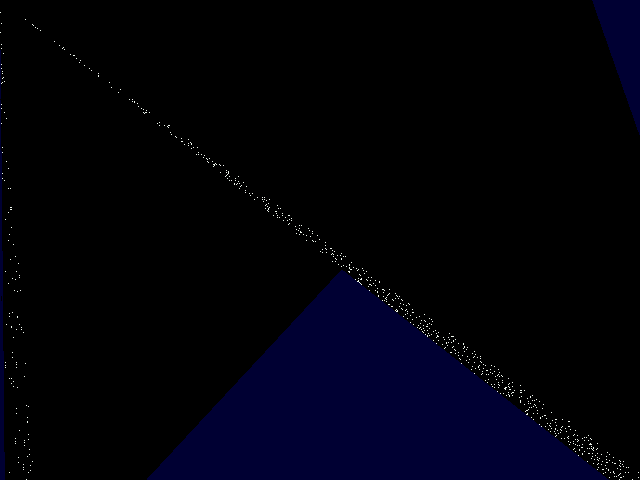 First visible flight frame