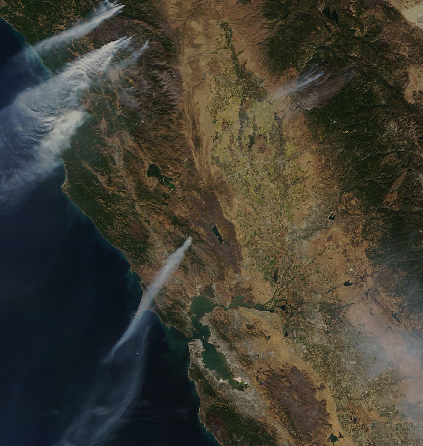 California wildfires clear image