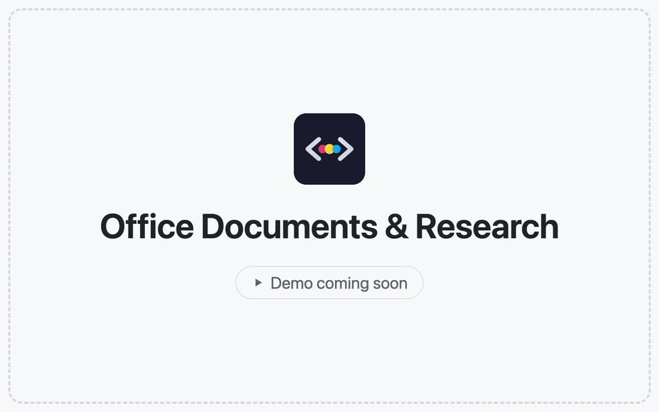 Office Documents & Research