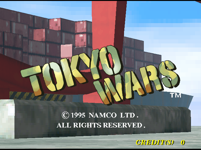 Tokyo Wars: the title screen