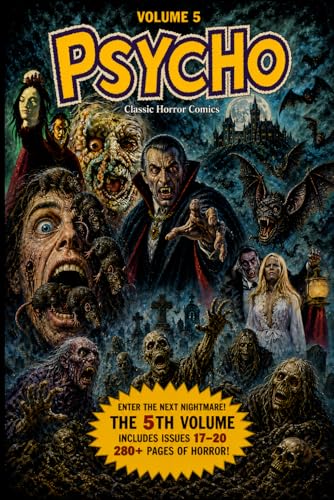 Psycho Classic Horror Comics Vol 5 cover