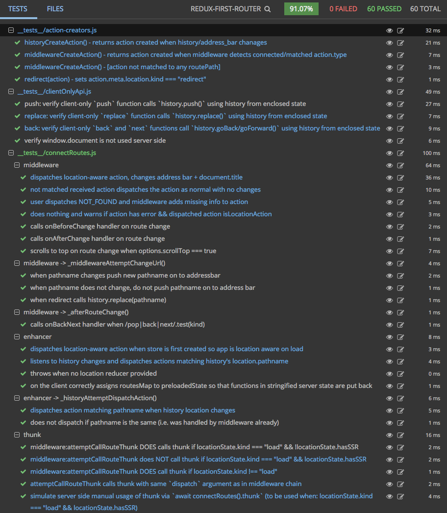 redux-first-router wallaby tests screenshot