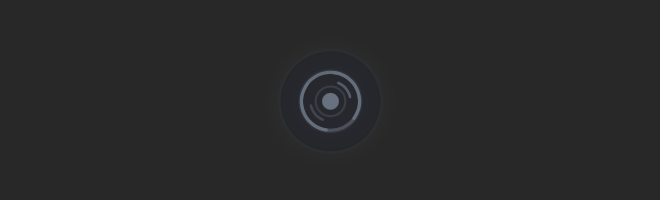 The badge folded into a small ring while nothing is happening
