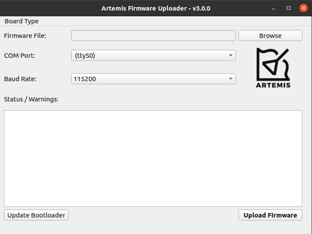 Linux Artemis Uploader