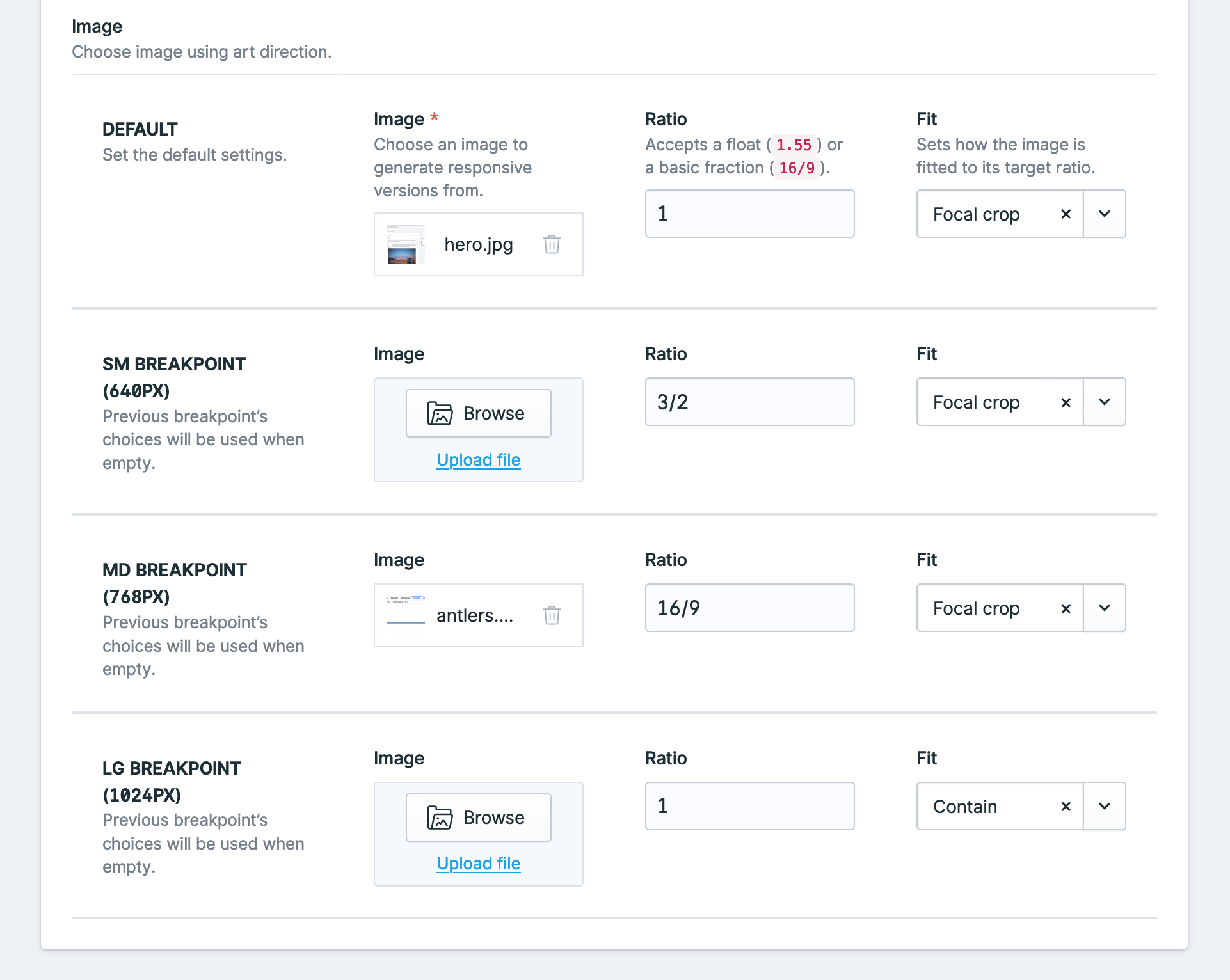 Responsive Images - a Statamic Addon
