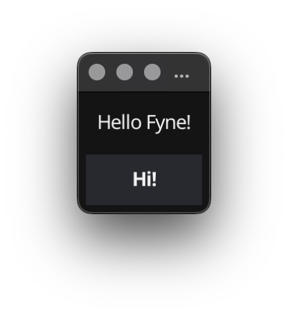 Fyne Hello Dark Theme