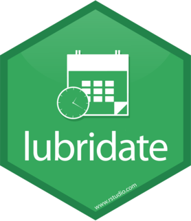 Logo for lubridate