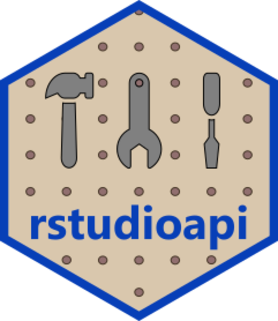 Logo for rstudioapi