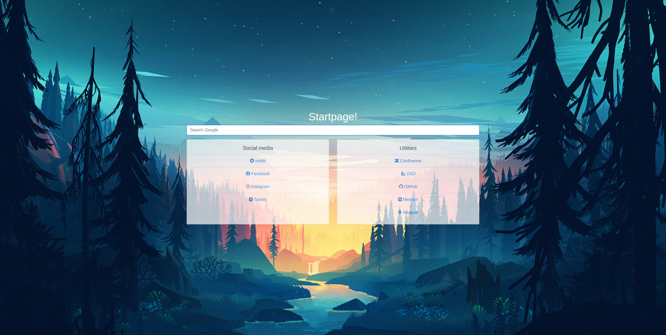 Startpage group mode