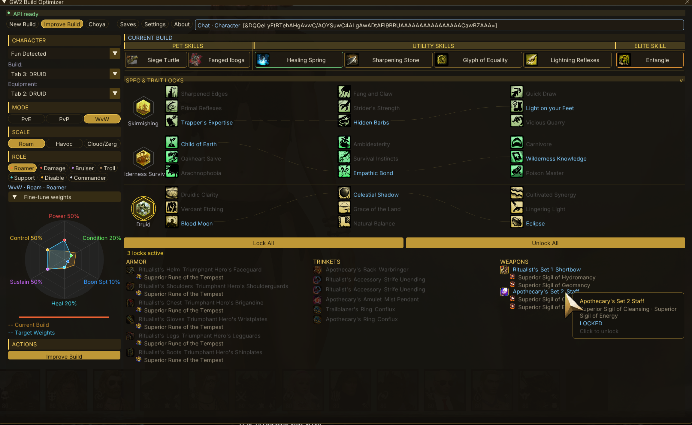 Improve Build view