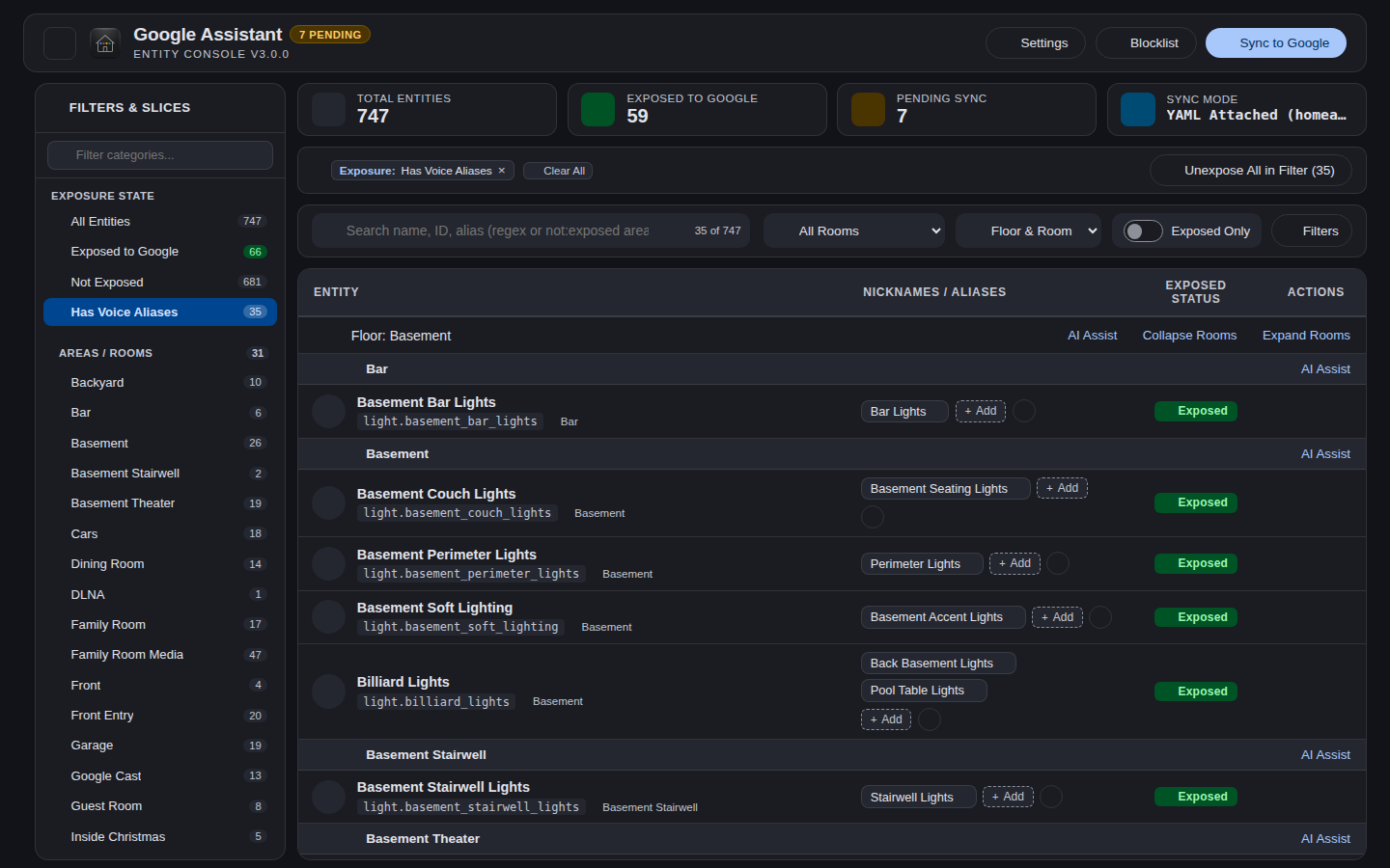 Has Voice Aliases Filter