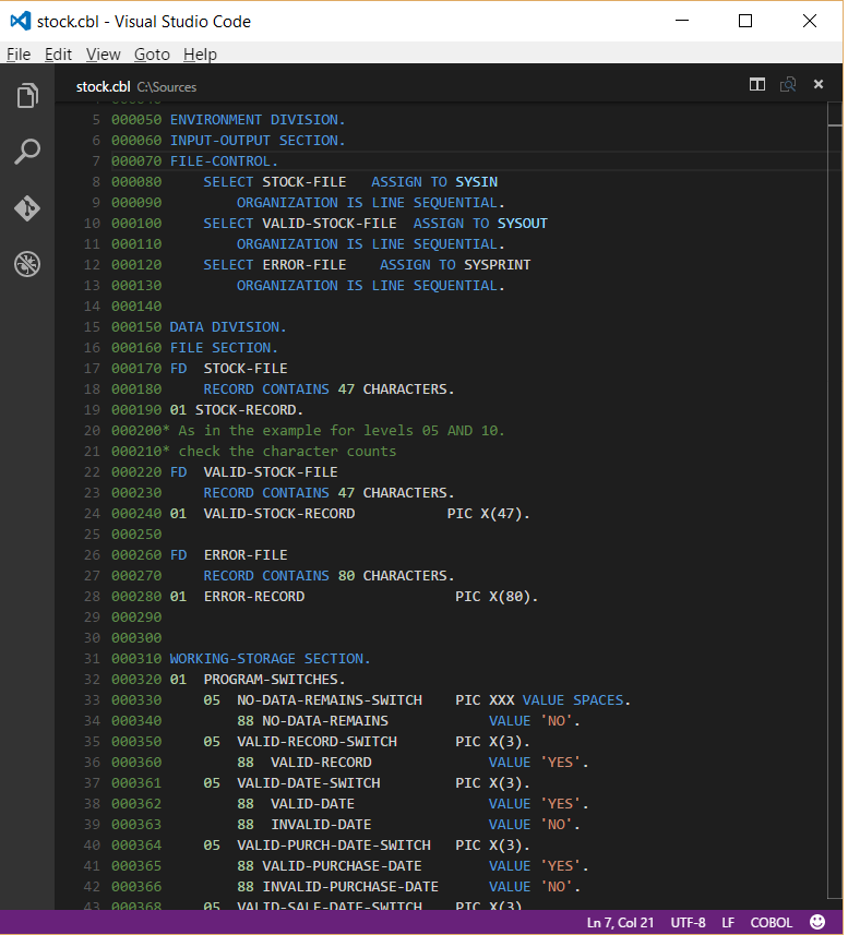 how works json package cobol GitHub  spgennard/vscode