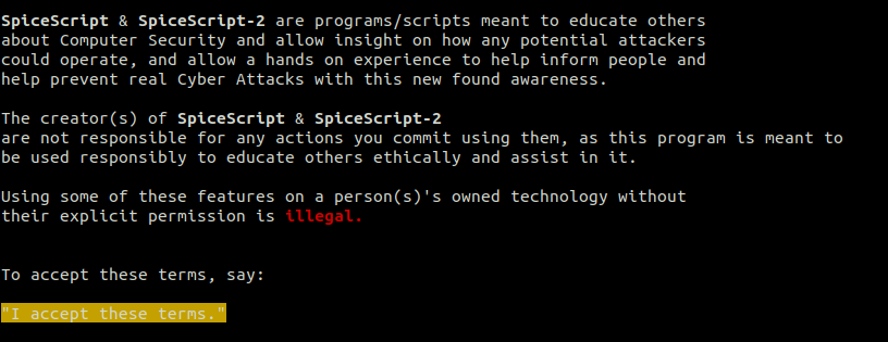 TOS Of Spicescript