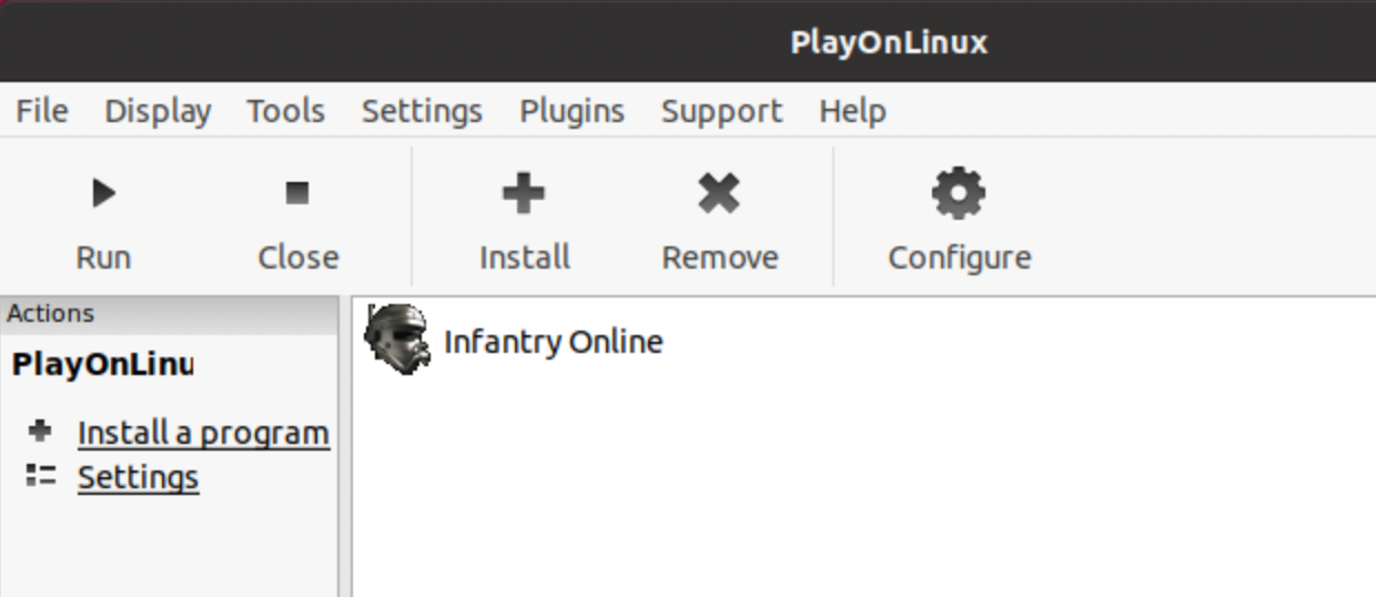 PlayOnLinux Game Library