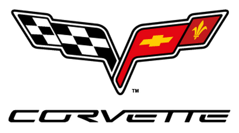 The actual Corvette C6 logo