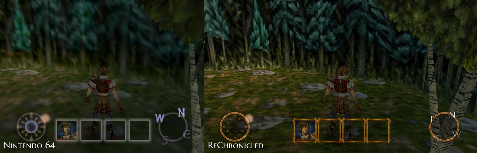 The same spot on the Nintendo 64 and in ReChronicled