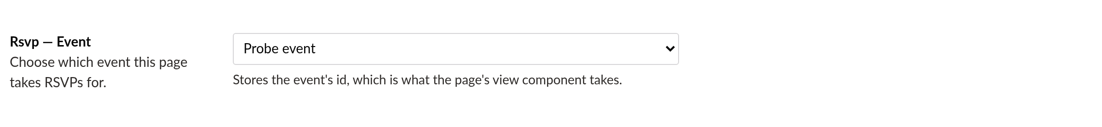 Rsvp property editor