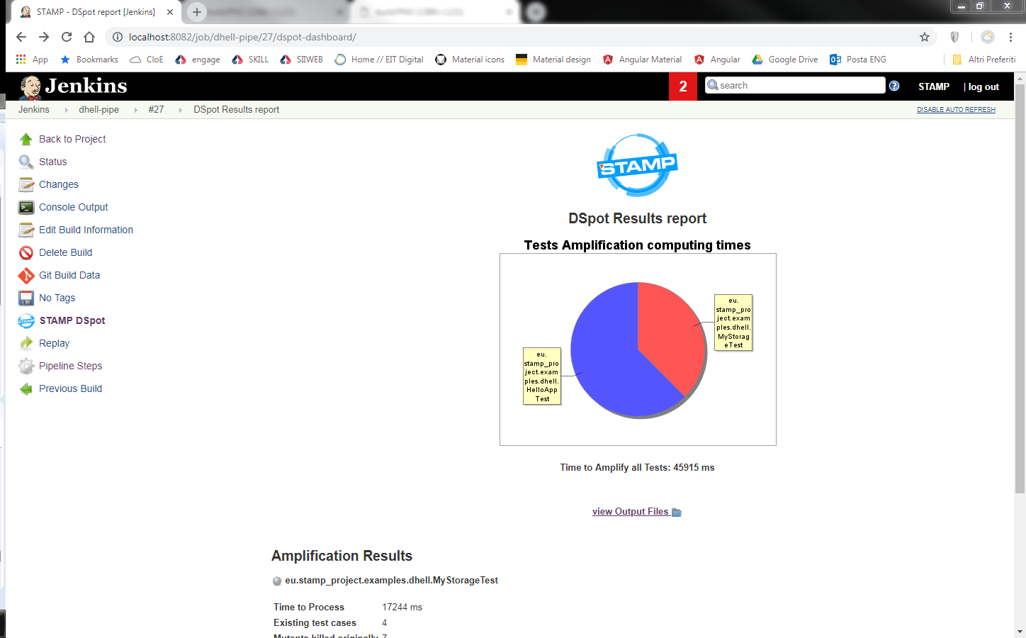 Build dashboard