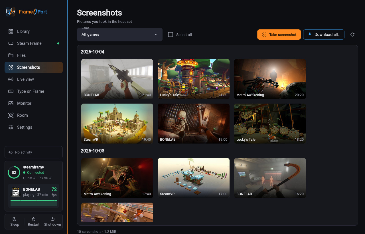 Screenshots