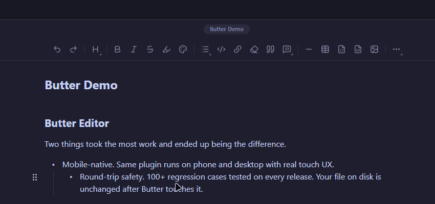 Text color and highlights