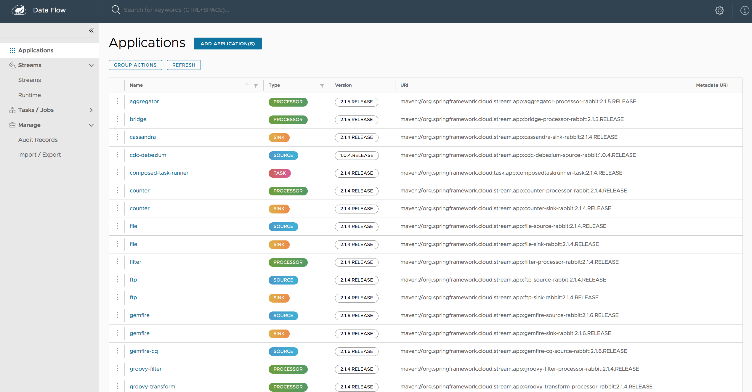 Spring Cloud Data Flow