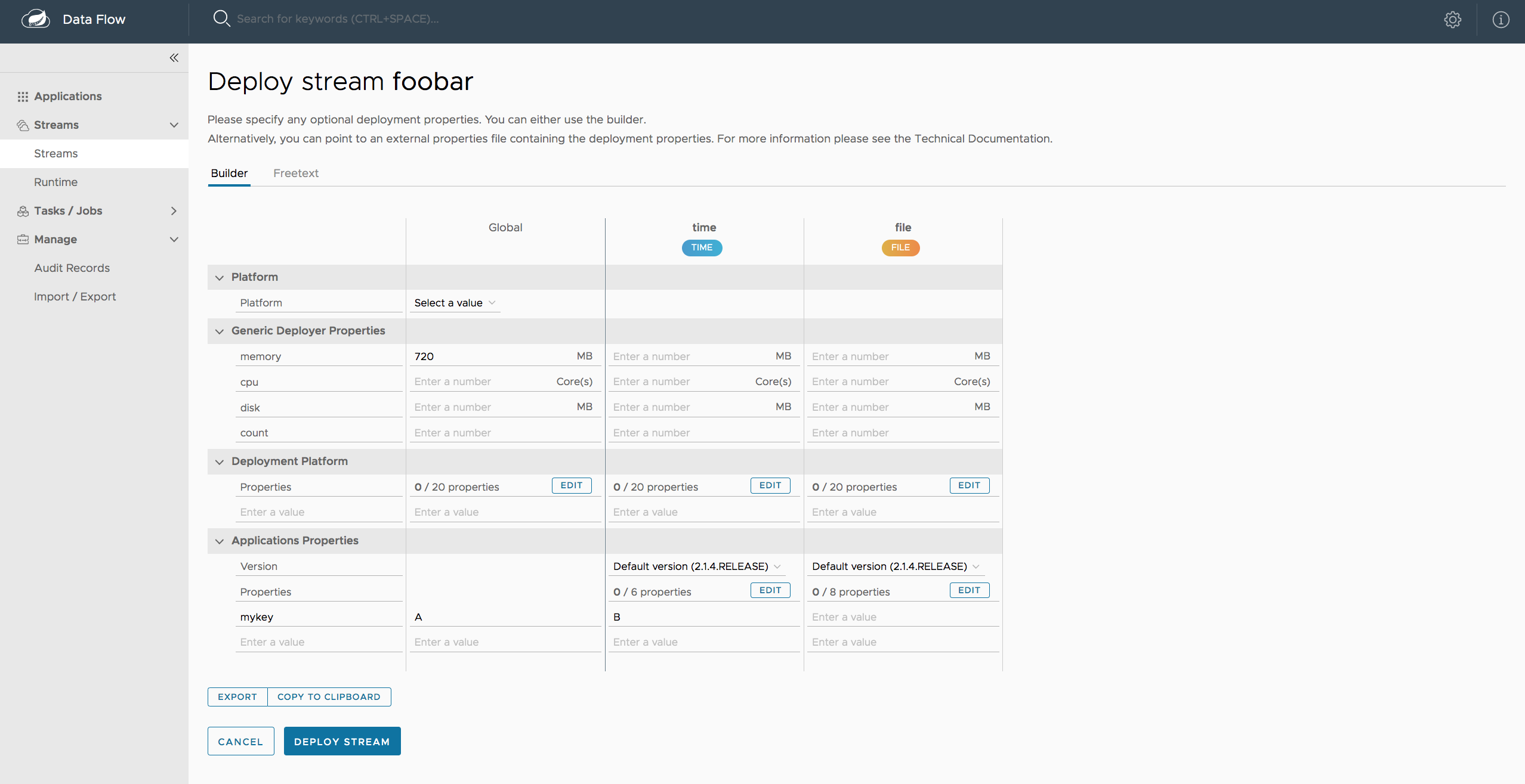 Spring Cloud Data Flow Reference Guide