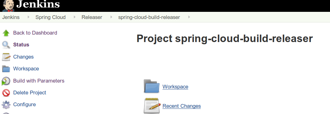 Spring Cloud Build Releaser - build with parameters