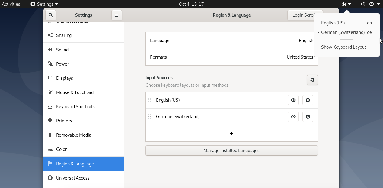 adding English keyboard