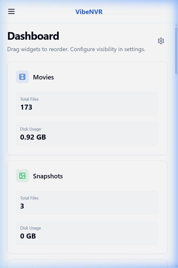 Mobile Dashboard