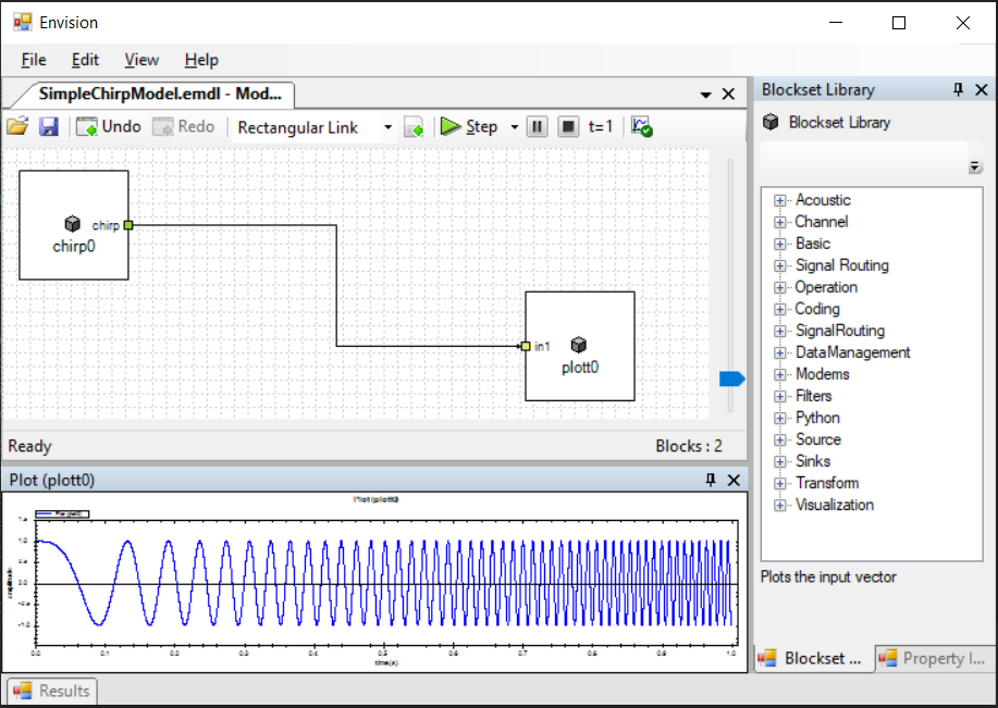 Simple Chirp Signal Generation