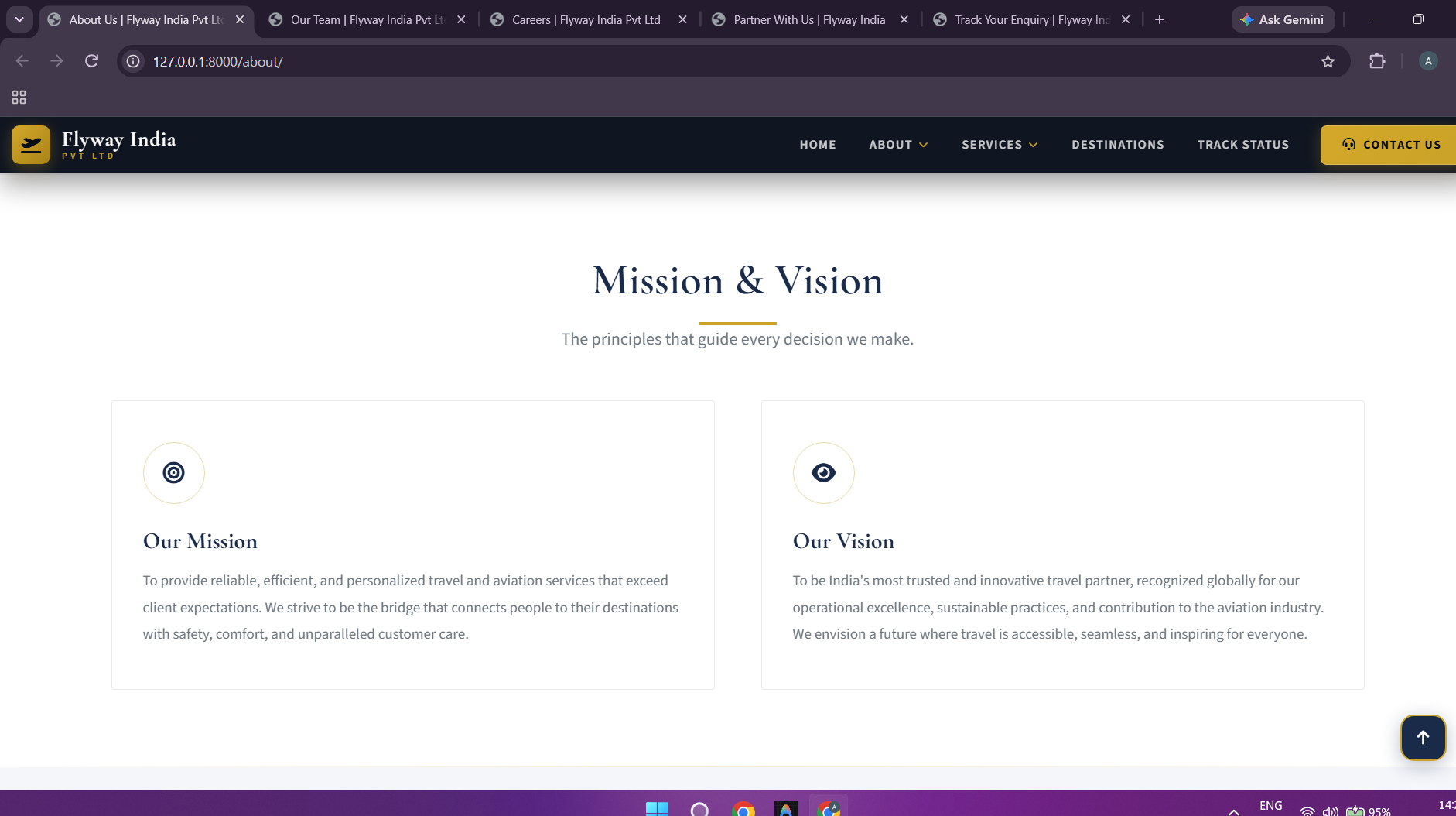 About - Core Values & Safety Standards
